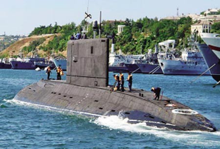 Tàu ngầm động cơ thông thường lớp Kilo hiện có của Hải quân Nga